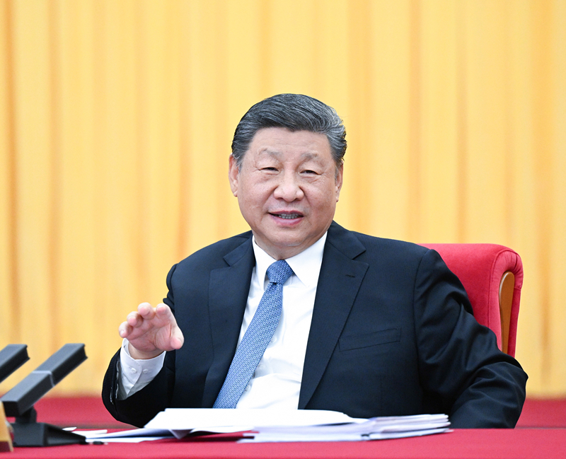 2025年3月6日，習(xí)近平總書記看望參加全國政協(xié)十四屆三次會議的民盟、民進、教育界委員，并參加聯(lián)組會。
